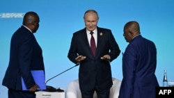 Путин на саммите "Россия – Африка"