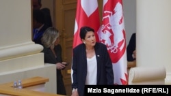 Президентка Саломе Зурабішвілі в парламенті Грузії