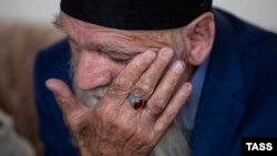 Вернувшийся в Чечню в 2020 году Данга Битаев, который был в числе депортированных в 1944 году. Иллюстративная фотография