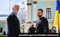 Petr Pavel a efectuat una din primele sale vizite în calitate de președinte la Kiev, la peste o lună după ce a preluat mandatul.