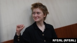 The hearing on the case against Darya Kozyreva on February 27 was held behind closed doors as investigators said the case materials may contain classified information.