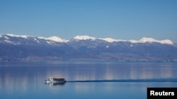 Ohridsko jezero, Sjeverna Makedonija, mart 2023.