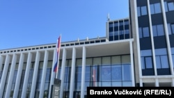 Zgrada Višeg suda u Kragujevcu, Srbija, 19. jun 2024. 