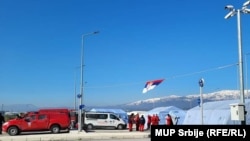 Kamp spasilaca iz Srbije u Odabašiju. Fotoarhiv: MUP Srbije 