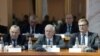 Armenia - Russian members of a Russian-Armenian commission on defense cooperation attend its session in Yerevan, March 28, 2023.