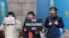 Активисты движения Oyan, Qazaqstan почтили память жертв Желтоксана, Жанаозенских и Январских событий. Алматы, 16 декабря 2023 года 