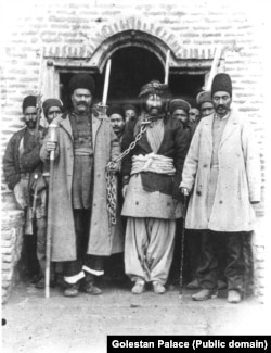 The captured chief of the Mangurs, a Kurdish tribe of northwest Iran