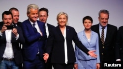 Lideri ai unor partide considerate de extremă dreapta care au câștigat scoruri mari la alegerile europarlamentare din iunie 2024.