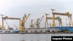 Șantierul naval Damen Mangalia (imagine de arhivă).