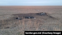 Shahed drone parts were found at a crash site in Moldova on February 11, near the southern town of Etulia.