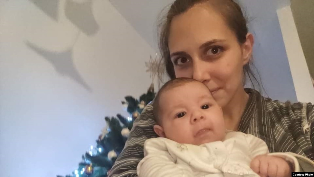 Филимена Бошковска со своето бебе