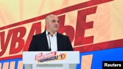 Dimitar Kovačevski u obraćanju nakon izbora 8. maja 2024.