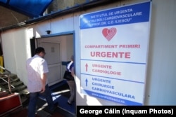 Peste 6.700 de pacienți au beneficiat de stimulatoare cardiace implantabile în spitalele de boli cardiovasculare din țară. Imagine de la Institutul de Boli Cardiovasculare „C.C. Iliescu” din Capitală.