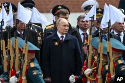 Володимир Путін на параді. Москва, Росія. 9 травня 2024 року