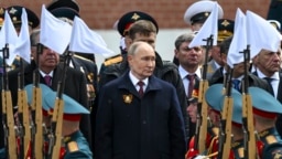 Путин на параде по случаю дня Победы