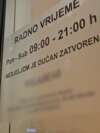 Mostar, shoping center closed on sunday