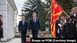 Премиерите на Македонија и Хрватска Димитар Ковачевски и Андреј Пленковиќ во Скопје