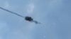 Вибух у небі над Києвом під час російського ракетного удару, 9 травня 2023 року
