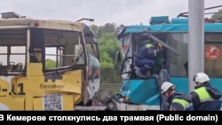 Dozens of people were hospitalized after the deadly tram collision in Kemerovo on June 6.