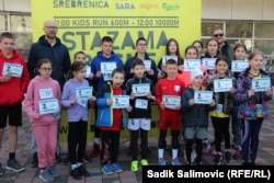 Pobjednici iz kategorije najmlađih trkača