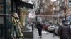 Pom de Crăciun din cartușe folosite. Kiev, 18 decembrie 2023