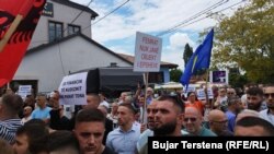 Protest u Prizrenu, 11. avgusta 2023.