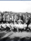 1924. Meci de fotbal organizat la Sofia între echipele Oltul Slatina și Levski Sofia.