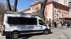  Патрулка пред училище в Пловдив след получена заплаха за взривно устройство, 30 март 2023