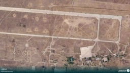 Российская военная техника на аэродроме Бердянска, 28 сентября 2023 года