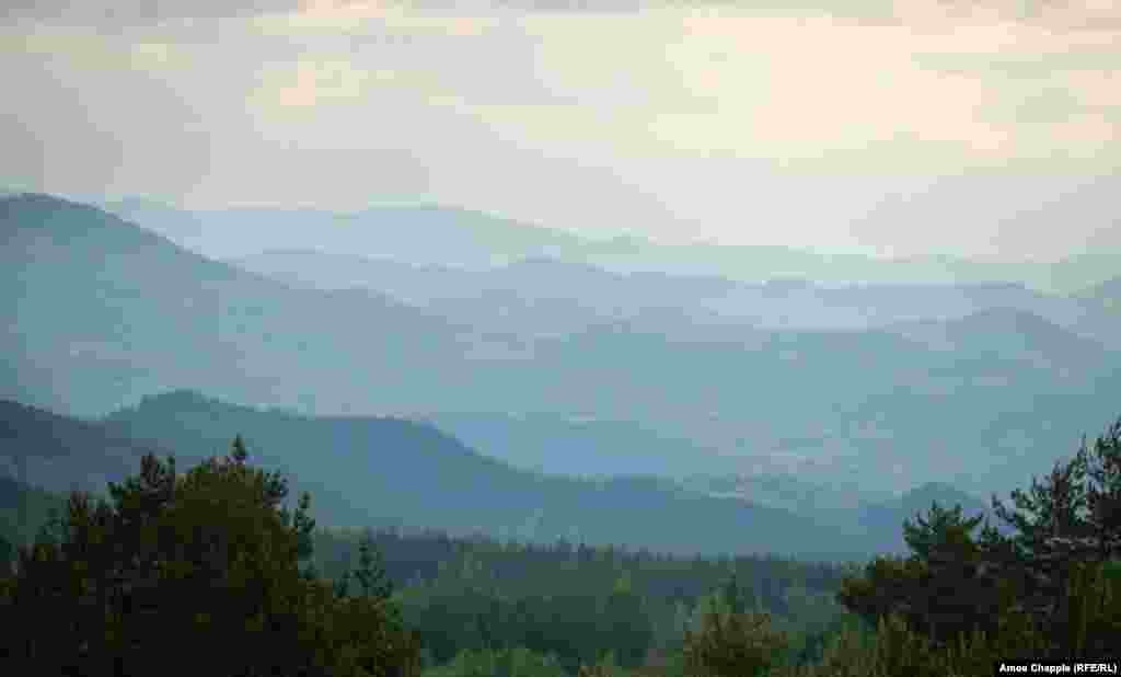 The fires of Turca are some of several that feed off leakage from natural gas deposits beneath these hills, northeast of Bucharest, and spontaneously combust.