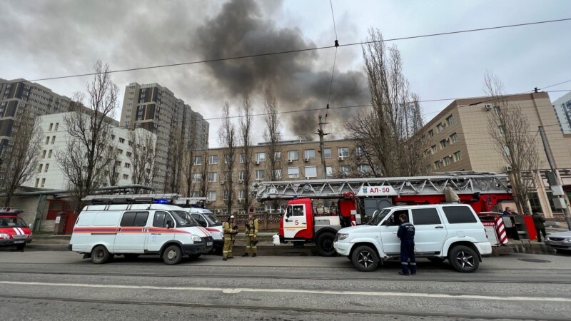 В России произошел пожар на Ярославском моторном заводе