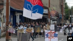 Protest desničara i navijača u Beogradu protiv festivala "Mirëdita, dobar dan", 27. jun 2024.