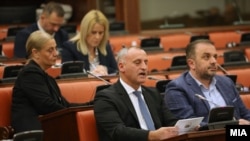 Fatmir Medžiti na saslušanju o slučaju "Onkologija" pred parlamentarnim istražnim odborom, 17. oktobra 2023.