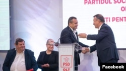 Paul Stanescu și Marius Oprescu, cei doi membrii "cu greutate" ai filialei Olt a PSD.