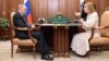 Мария Лвова-Белова в кабинета на Владимир Путин