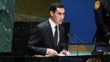 Türkmenistanyň prezidenti Serdar Berdimuhamedow. Arhiw suraty