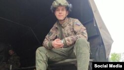 Расейскі салдат беларускага паходжаньня Ўладзіслаў Салаўёў, які ваюе ва Ўкраіне. Фота зь яго VK.