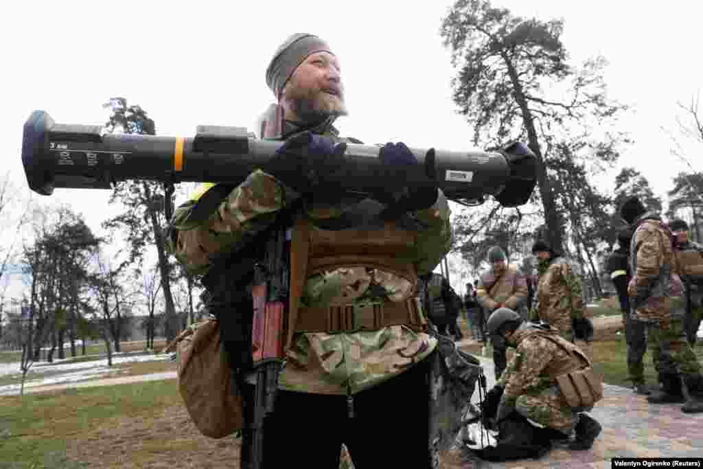 AT4 unguided, man-portable, disposable anti-tank weapons