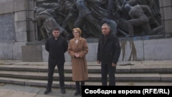 Областната управителка на София Вяра Тодева пред паметника