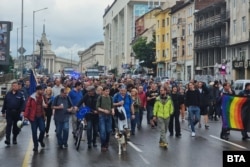 Протестно шествие под надслов "Фашизмът не е патриотизъм"