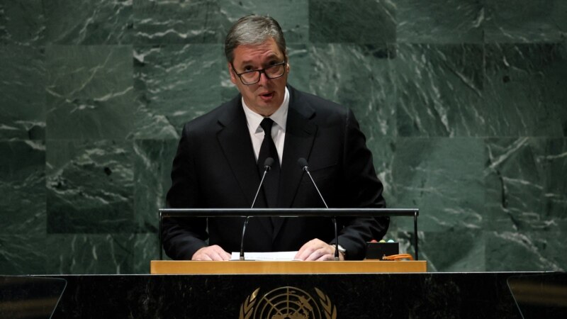 Vuçiqi në OKB e akuzon Perëndimin se shkeli ligjin ndërkombëtar për Kosovën