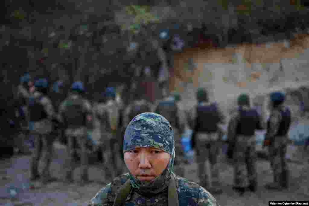 Vargan, 34, came from Russia&#39;s Republic of Sakha (Yakutia) to join the battalion.