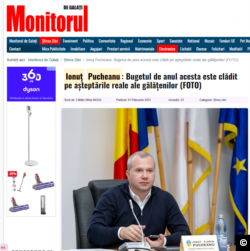 Monitorul de Galați publică declarații ale primarului Ionuț Pucheanu.