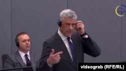 Хашим Тачи Гаагадагы сотто, 2023-жылдын апрели.