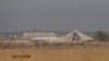 A general view shows the Kalso military base after it was hit by a huge explosion late on April 19, in Babylon Province, Iraq. 