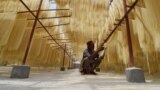 A worker prepares vermicelli at a workshop in Karachi, Pakistan, during the holy fasting month. Vermicelli is used in the production of seviyan (vermicelli pudding), which is a popular dessert, especially in the month of Ramadan.