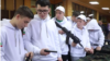 Подростки в летнем патриотическом лагере "Сила Кавказа" в Чечне. Ноябрь 2022 года. Фото: скриншот видеозаписи из телеграм-канала главы Чечни Рамзана Кадырова