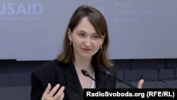 Олександра Азархіна, заступниця міністра розвитку громад, територій та інфраструктури України. Київська область, Буча, 19 липня 2023 року