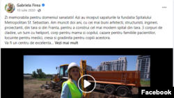 Cu două luni înainte de alegerile din 2020, Gabriela Firea anunța că începe construcția Spitalului Metropolitan. A doua zi pe șantier nu mai era nimeni.