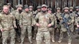 Бойцы чеченского полка "Ахмат-Россия"